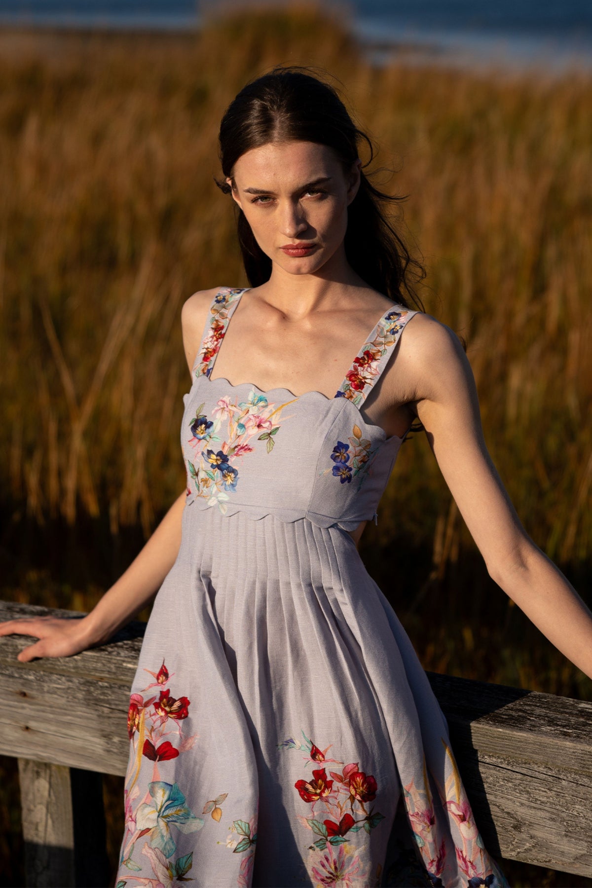 Anaya Scalop Dress