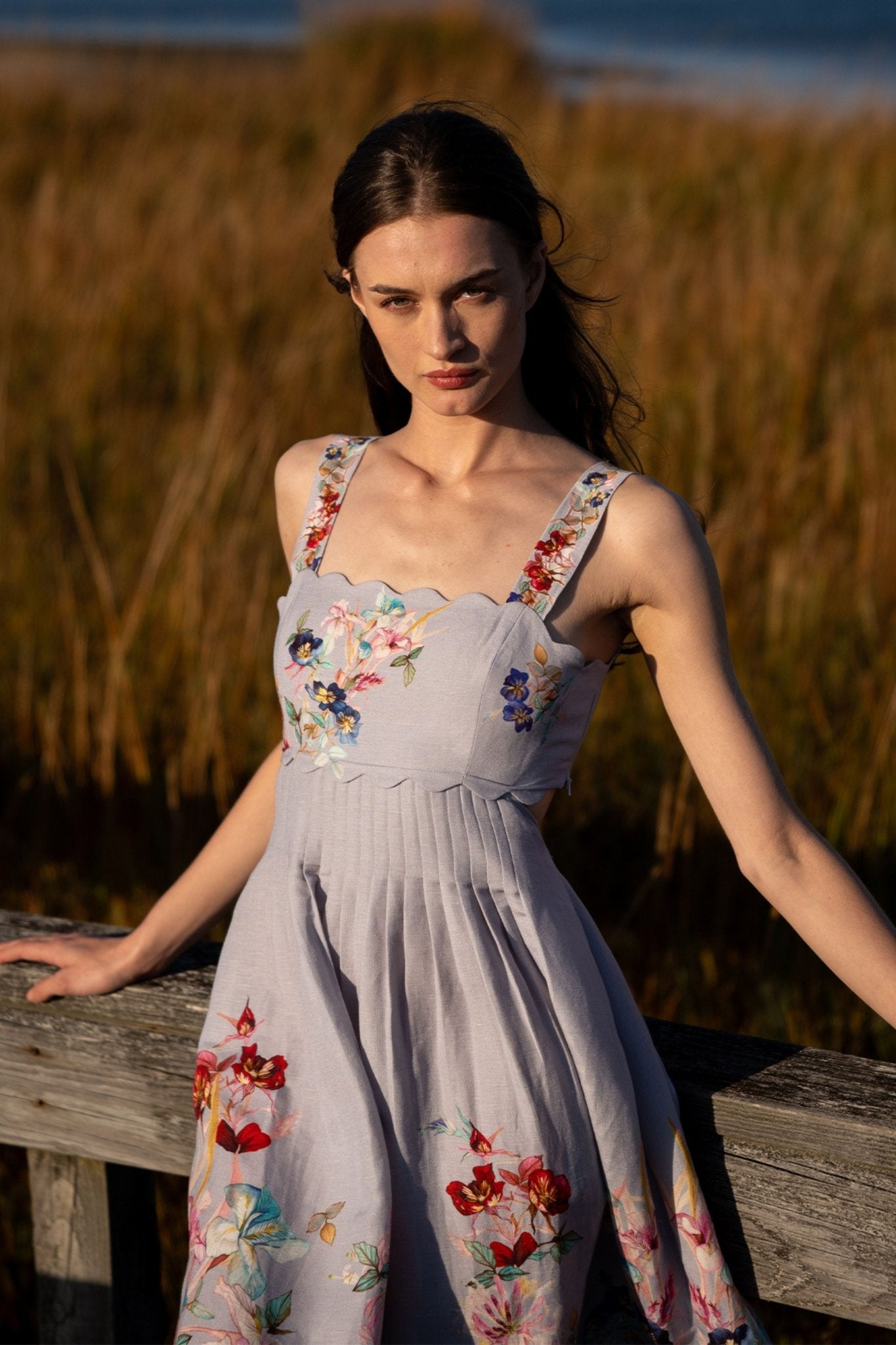 Ranna Gill - Anaya Scalop Dress L Ranna Gill - Anaya Scalop Dress L