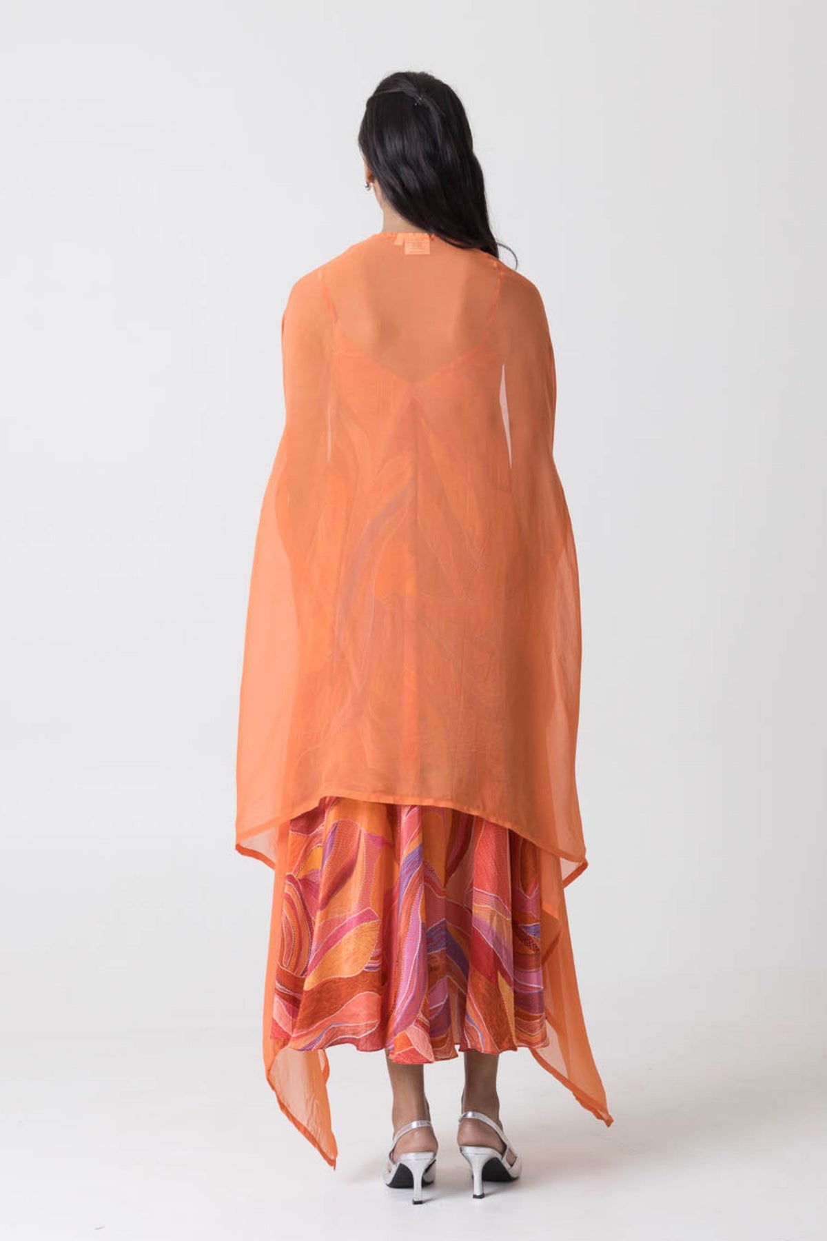 Citrus Dress and Cape Set