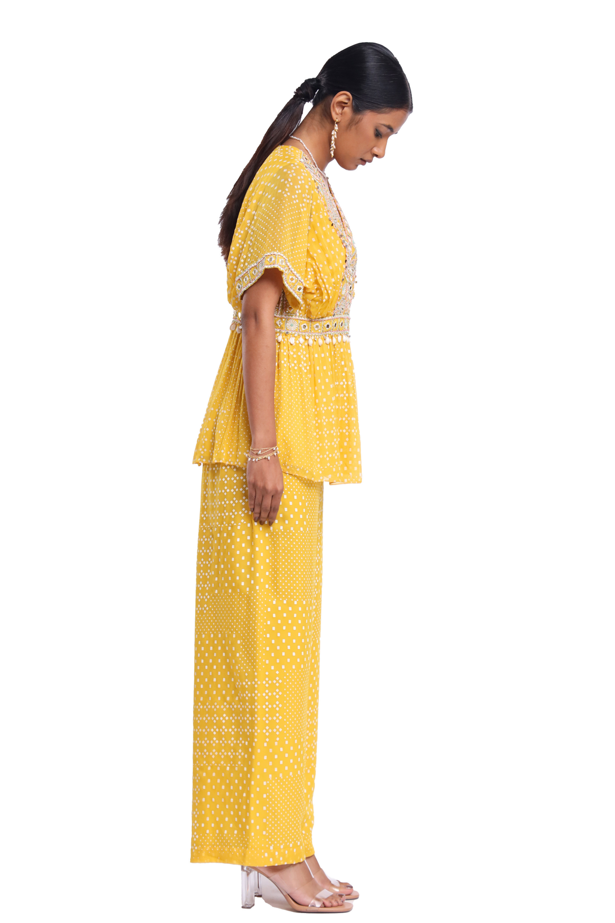 Yellow Asil Set