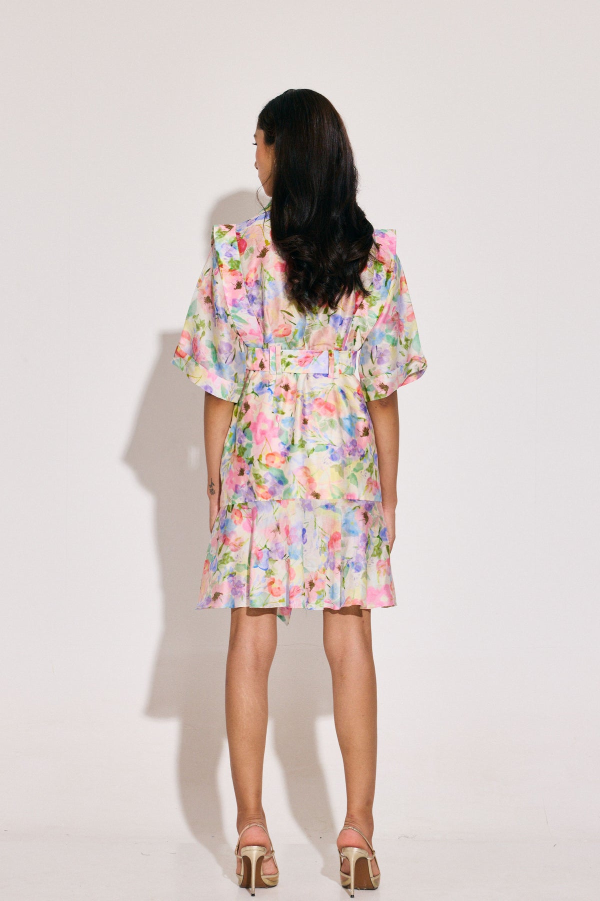 Calico Print Michelle Dress