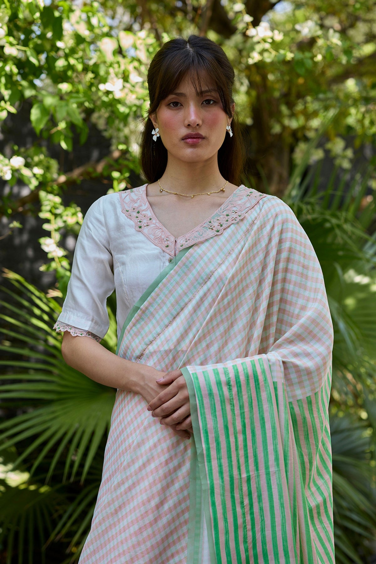 Crossroads Pink Saree