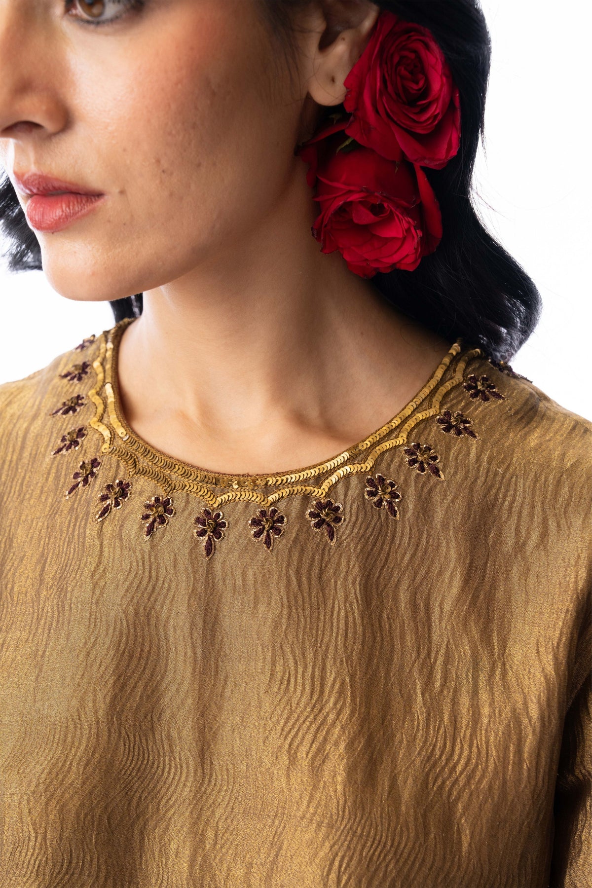 Meira Copper Kurta Set