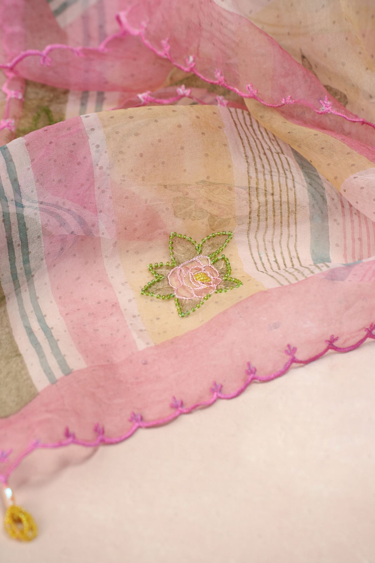 Rose De Meaux Dupatta