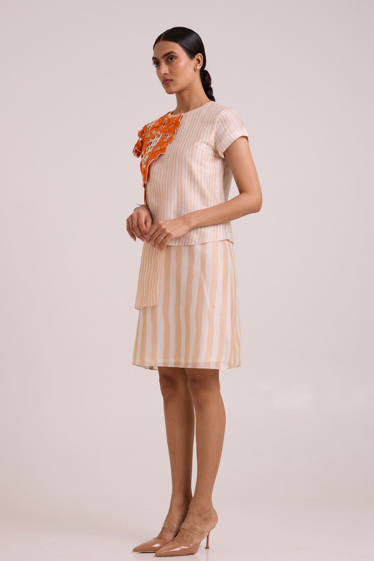Kayo Almond Short Dress