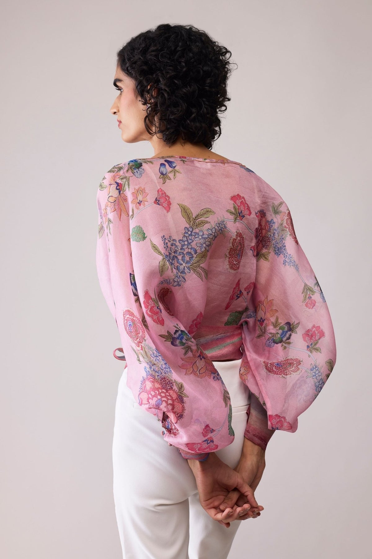 Maria Top Pink Print - Bunka - Elahe