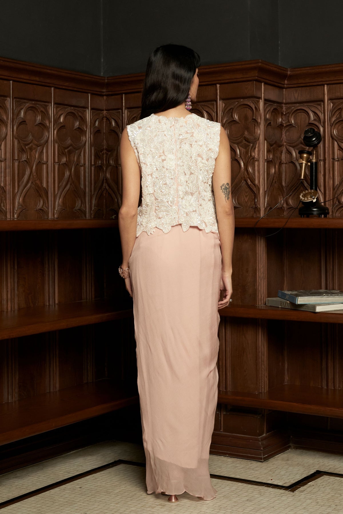 Pink Top Skirt Set