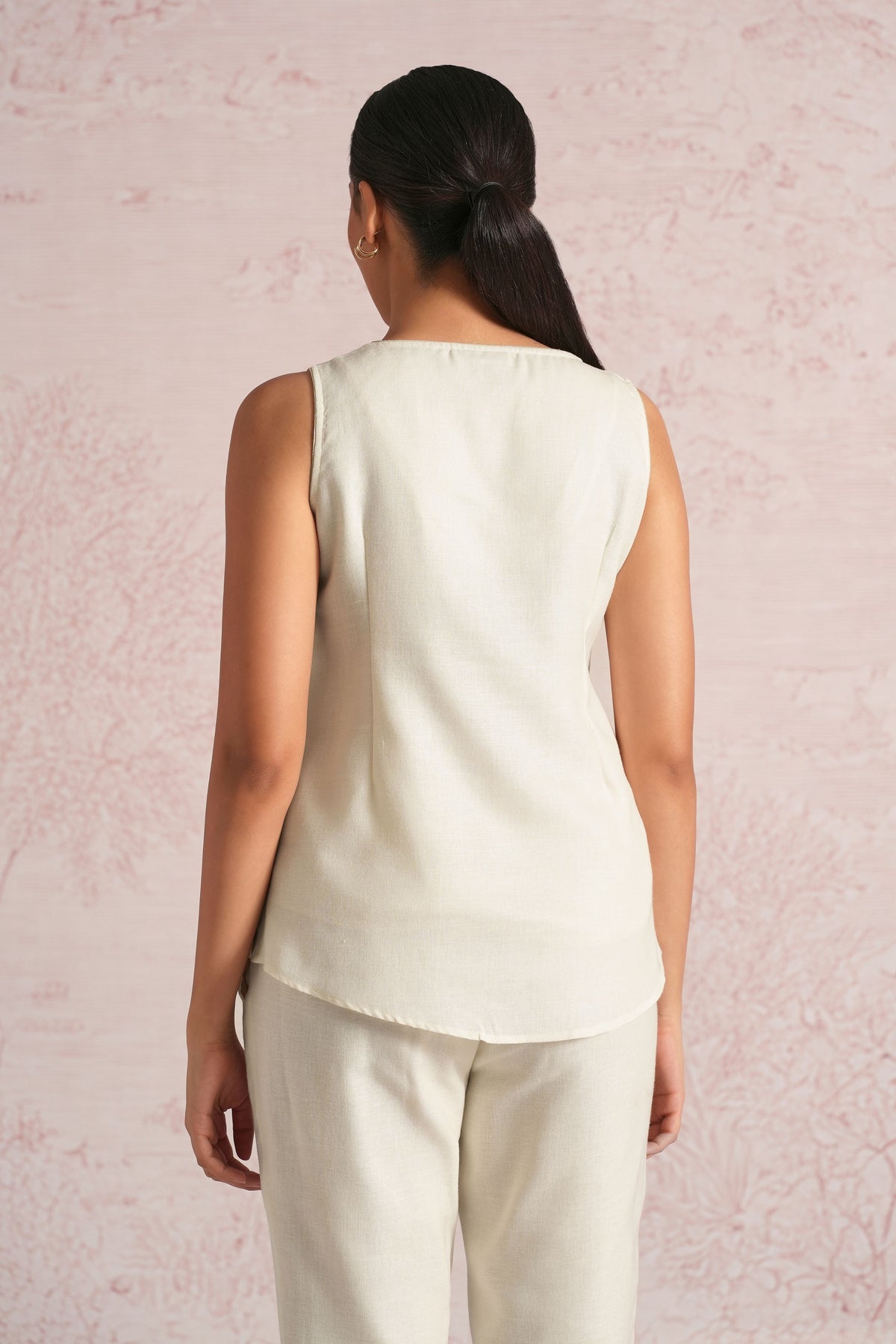 Angle Off White Top