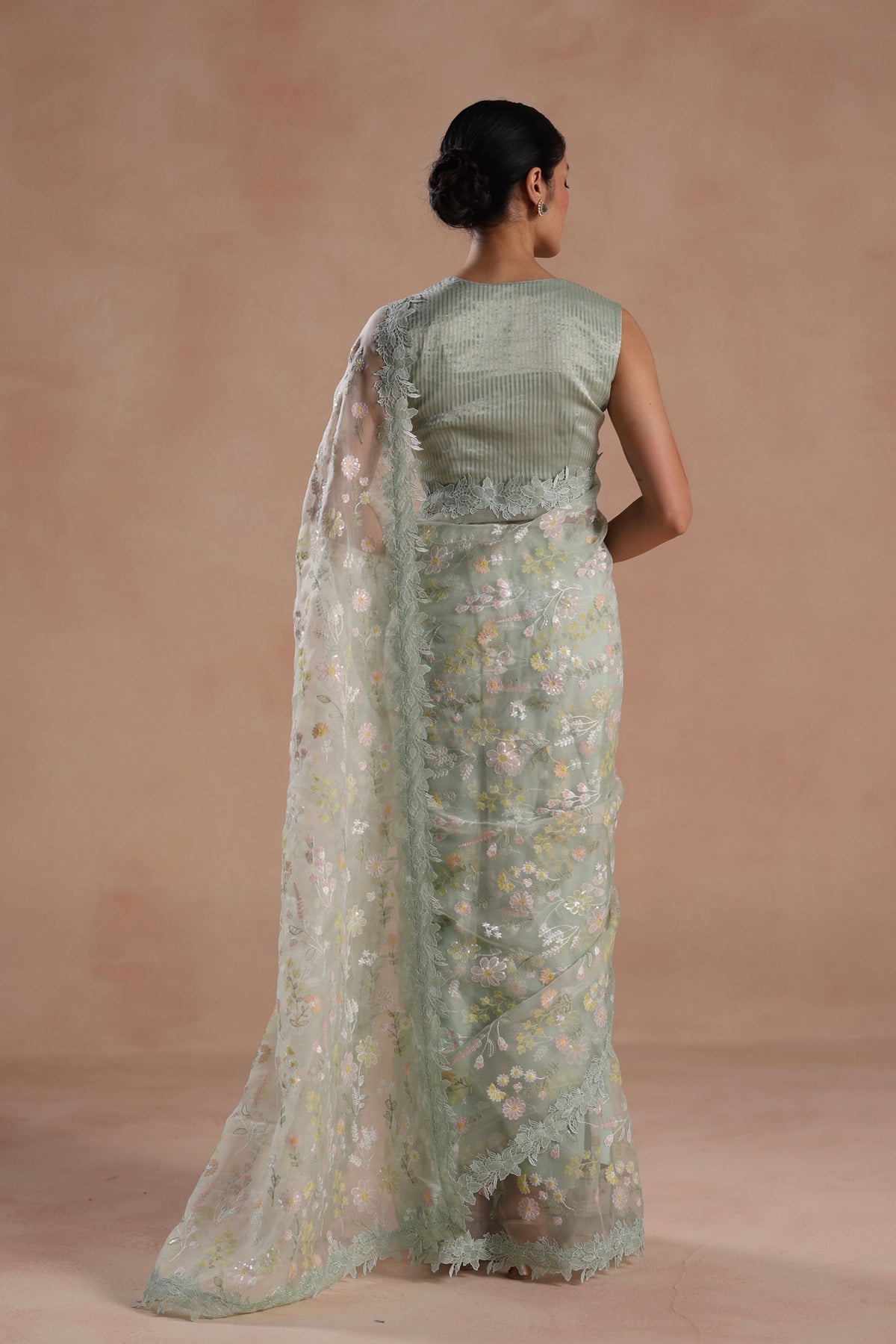 Solana Mint Saree