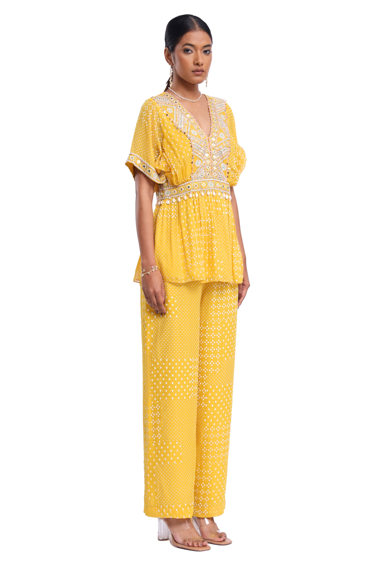 Yellow Asil Set