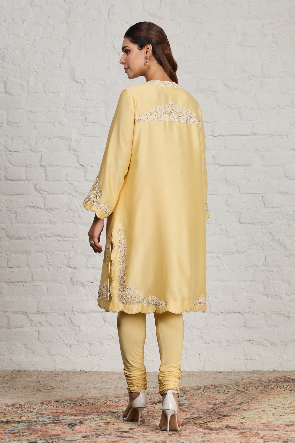 Butter Yellow Kurta Set