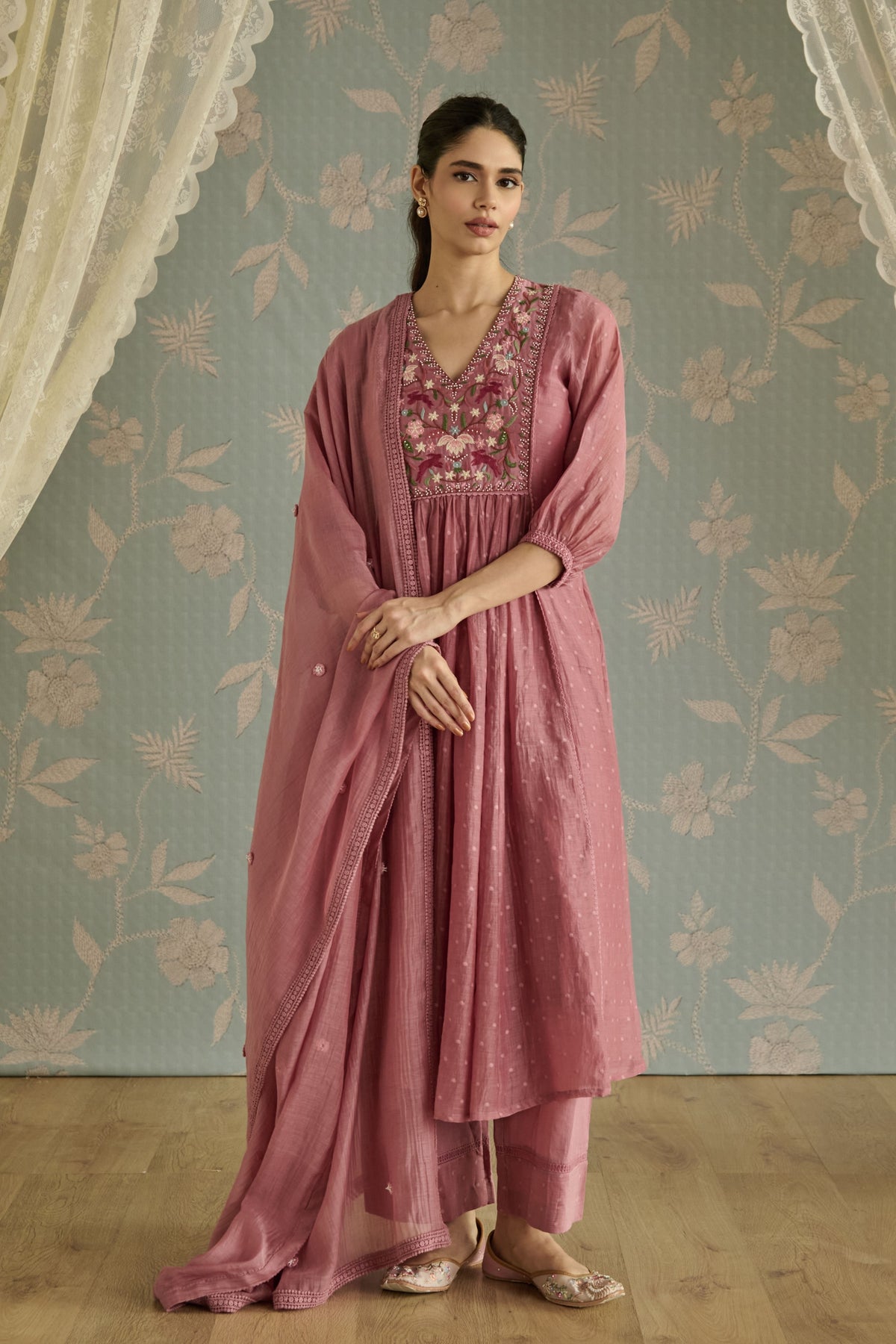 Blush Zella Kurta Set