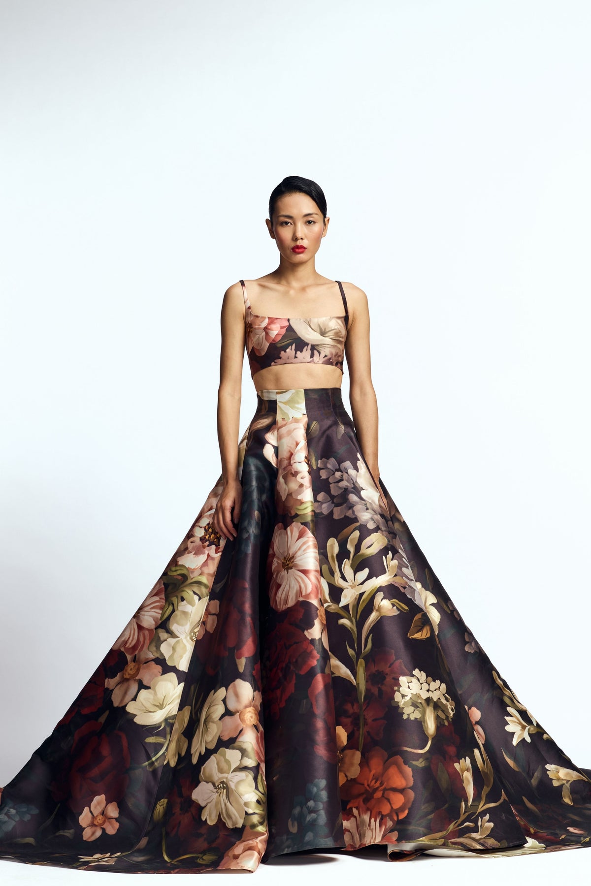 Crop Top With Voluminous Skirt