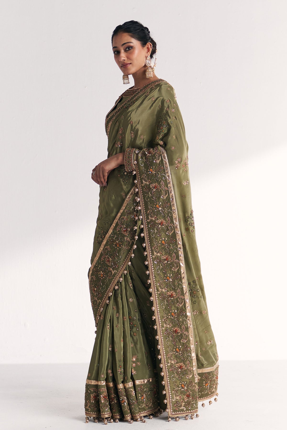 Arzoo Green Saree