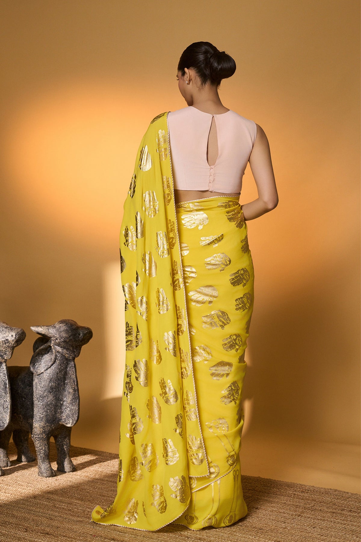 Yellow Haath Saree