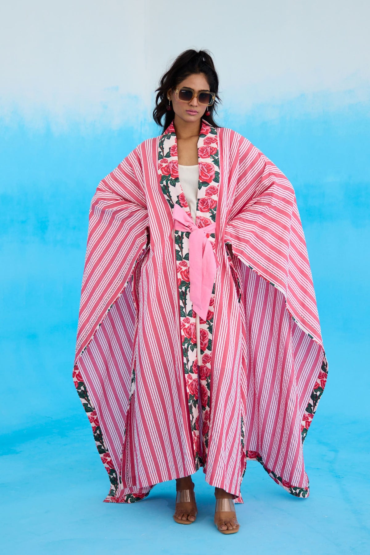 Pink Stripes Overgarment