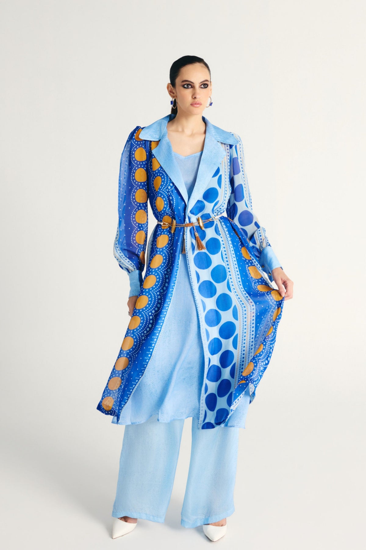 Najwa Trench Coat Set