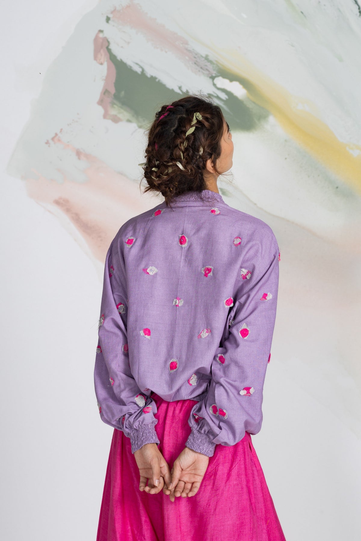 Petal Pop Bomber Jacket