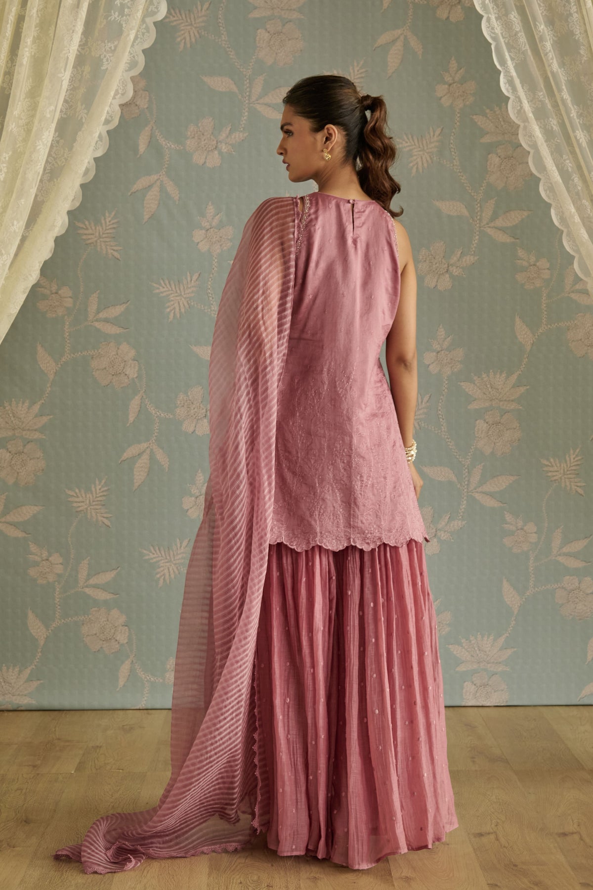Blush Ira Gharara Set