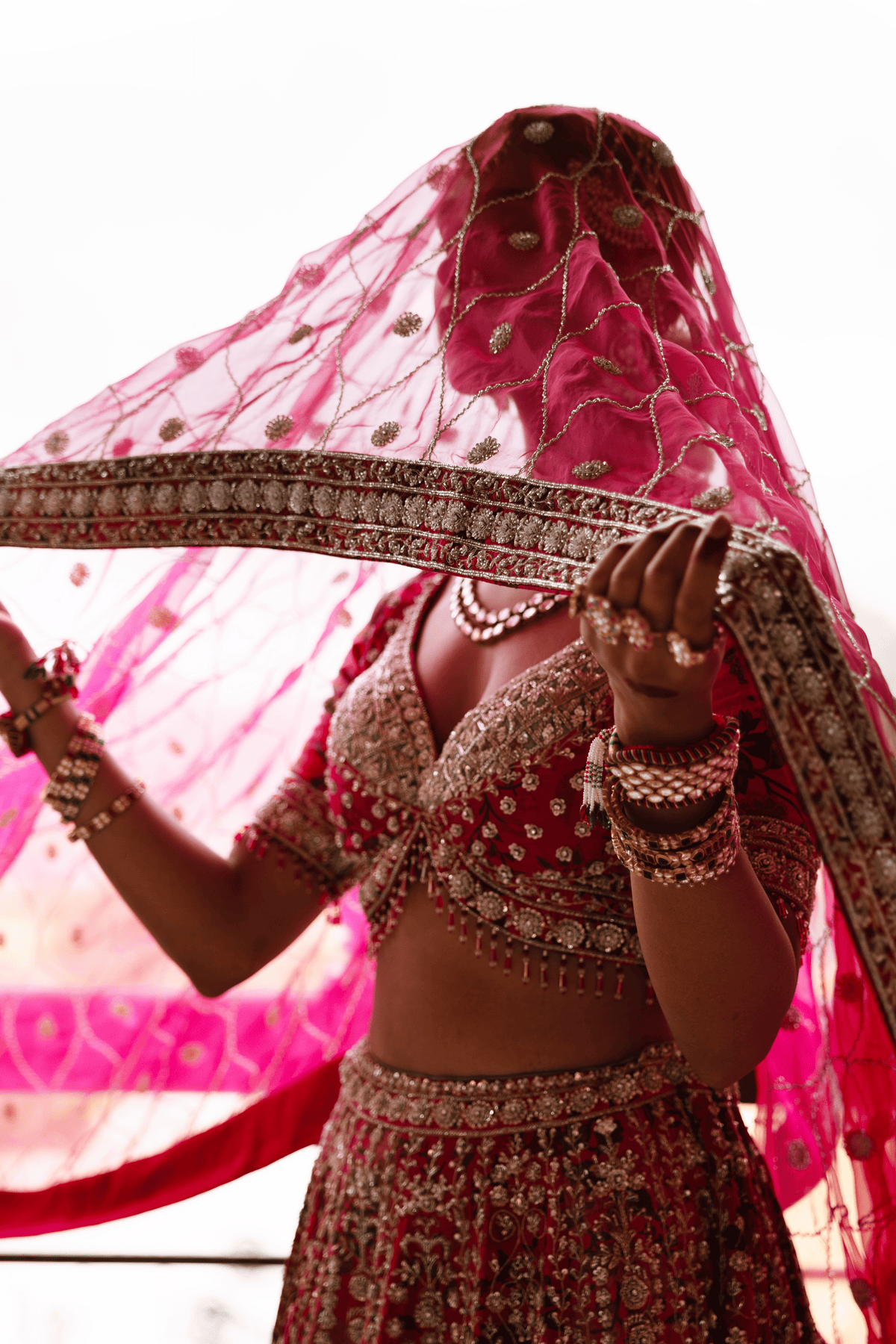 Empress Red Bridal Lehenga