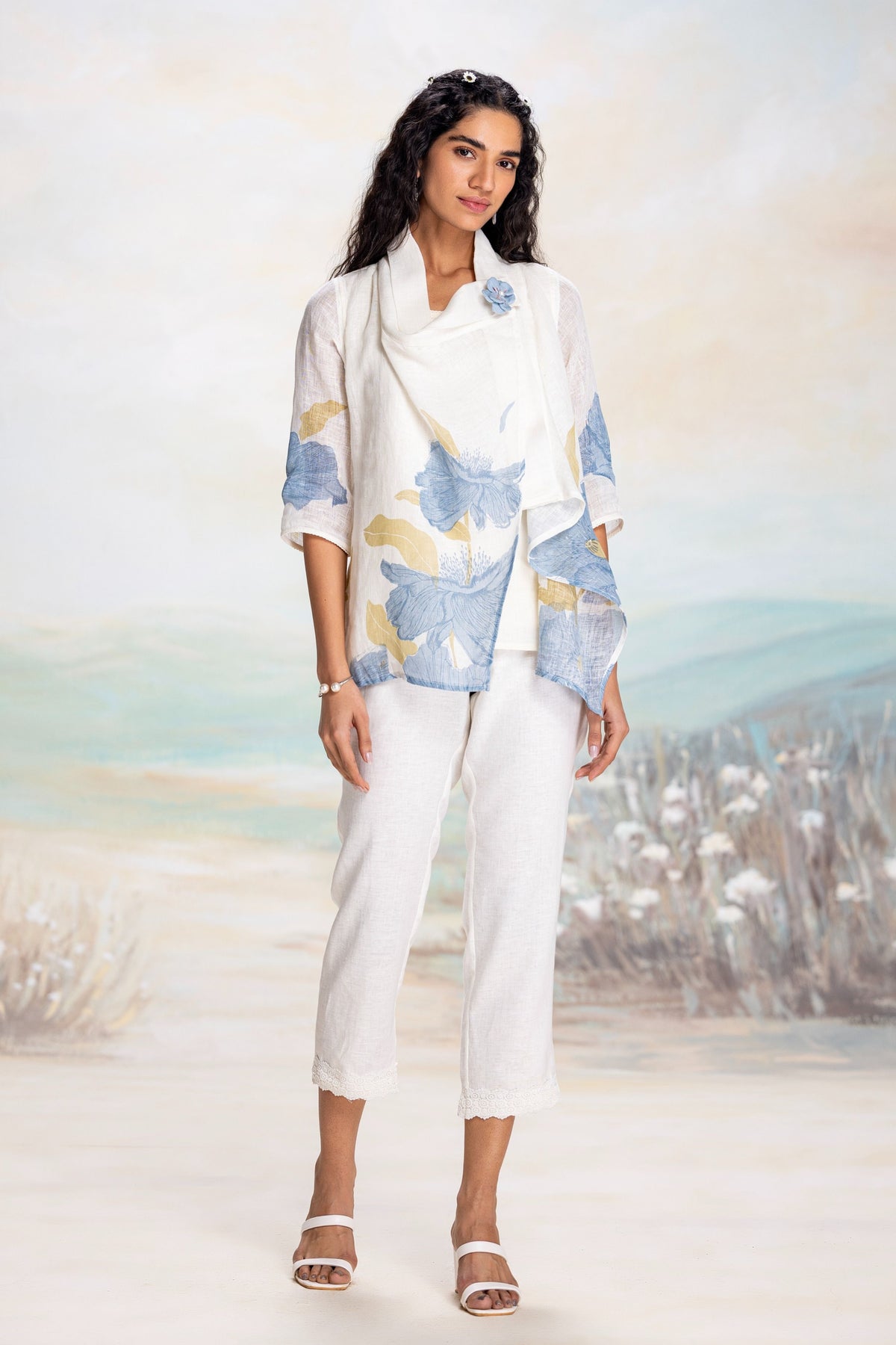 Bubble Flower Zoro Blue Co-ord Set