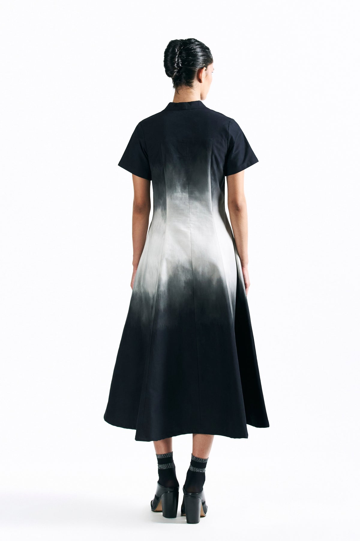 Midnight Belted Dress