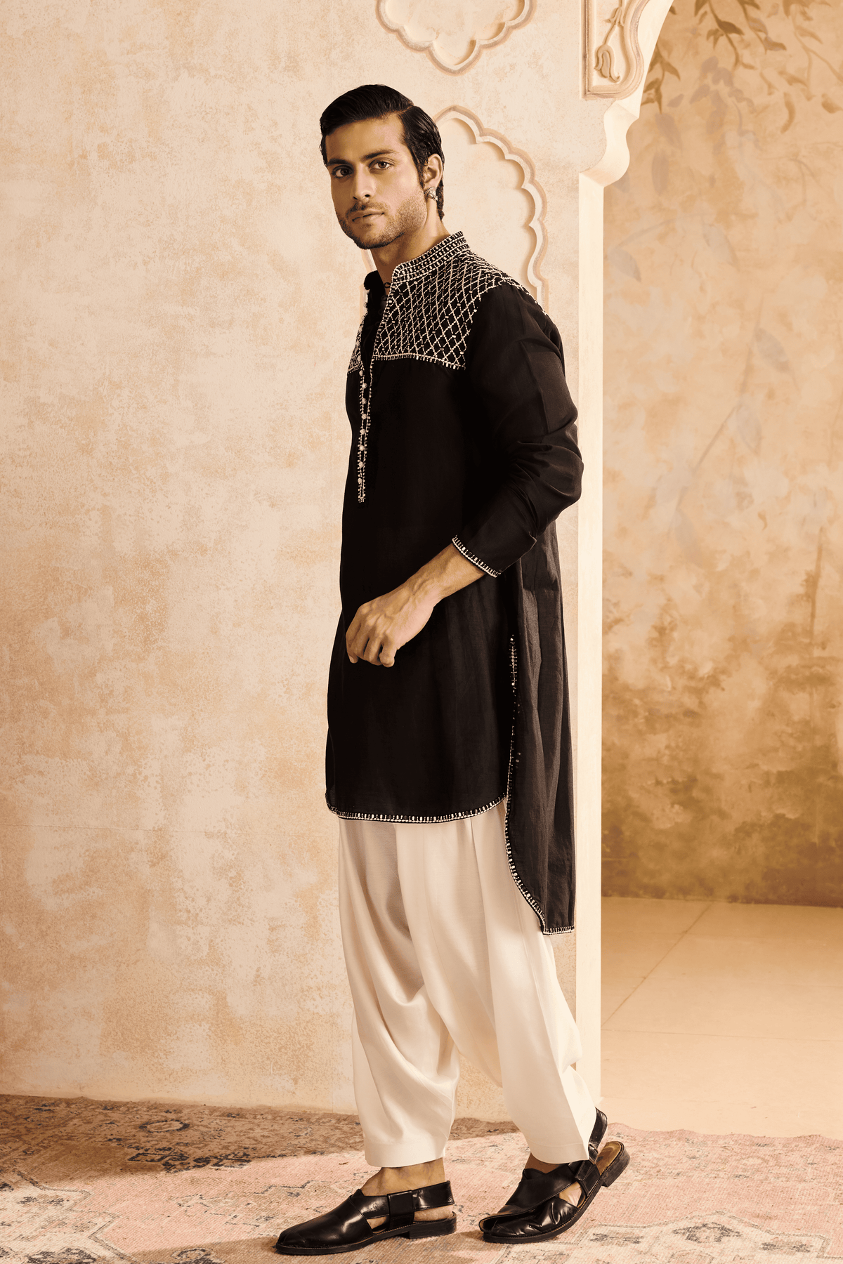 Black Kurta Set Set