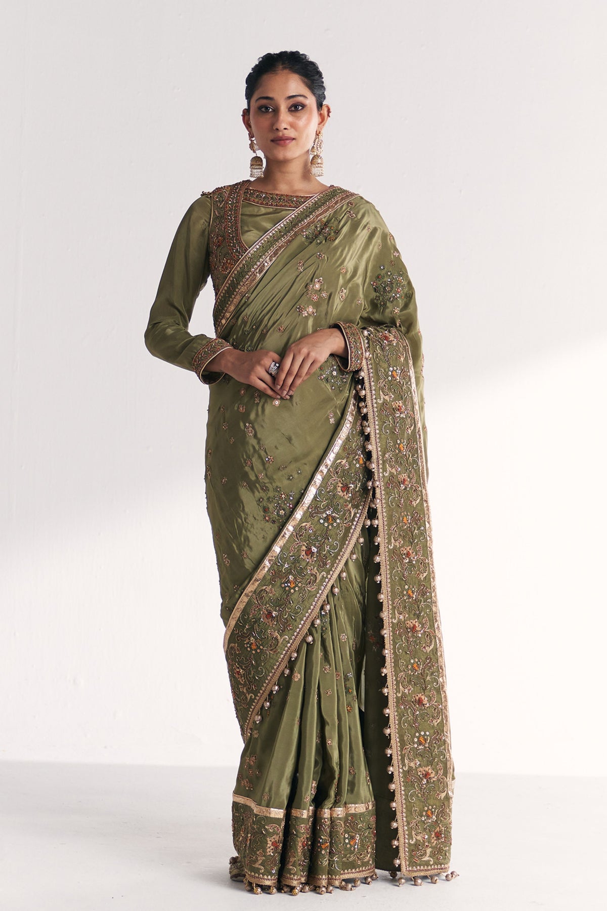 Arzoo Green Saree