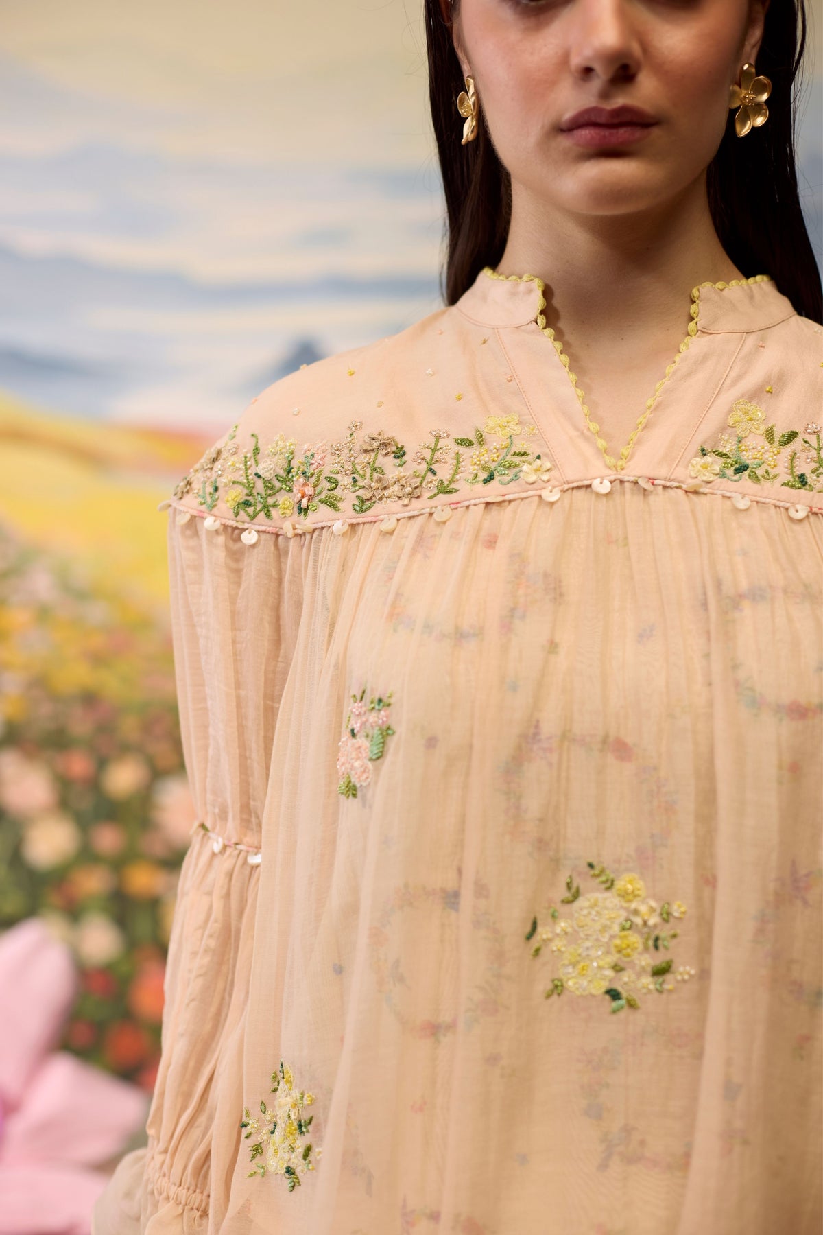 Sorbret Embroidered Top