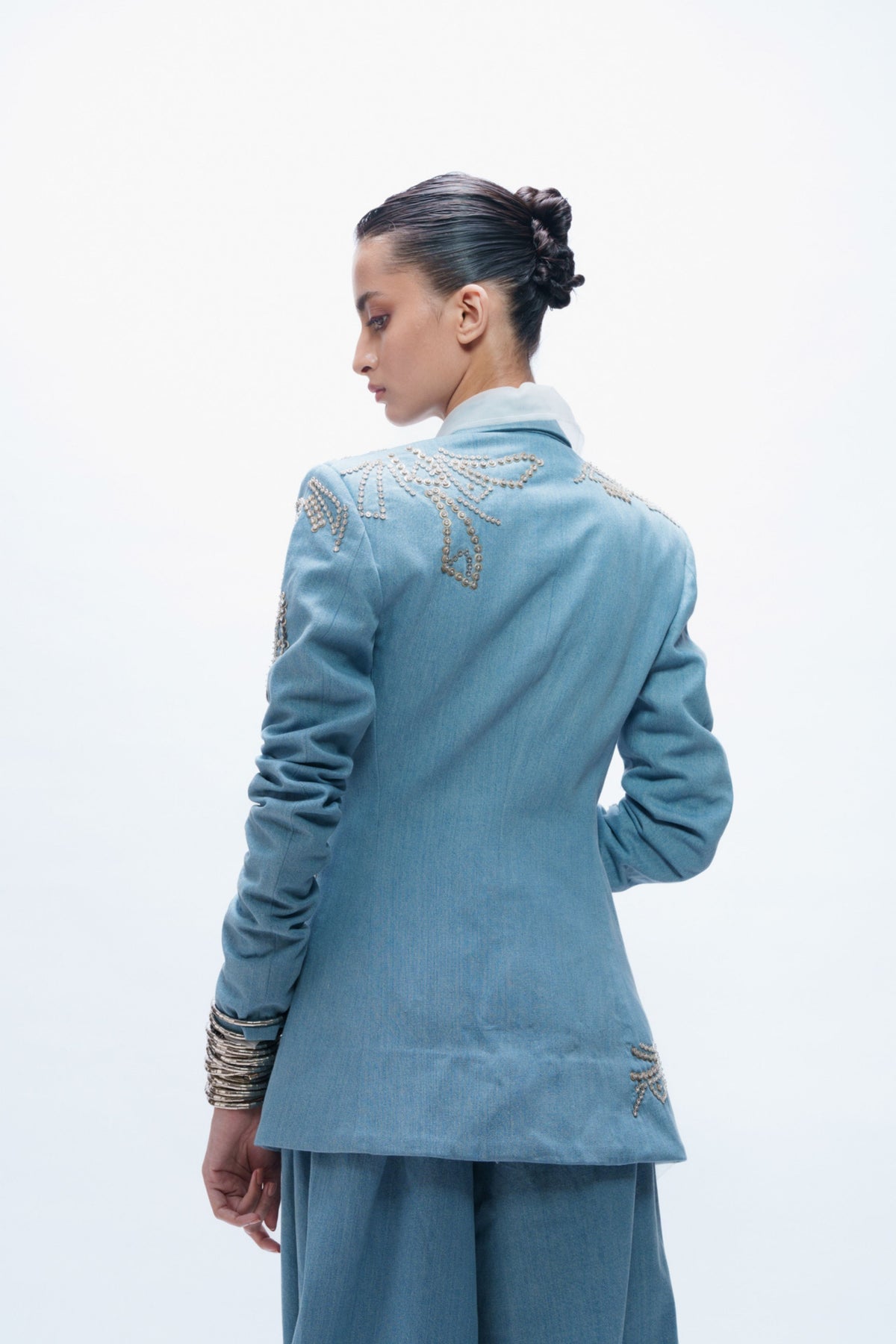 Denim Three-piece Set