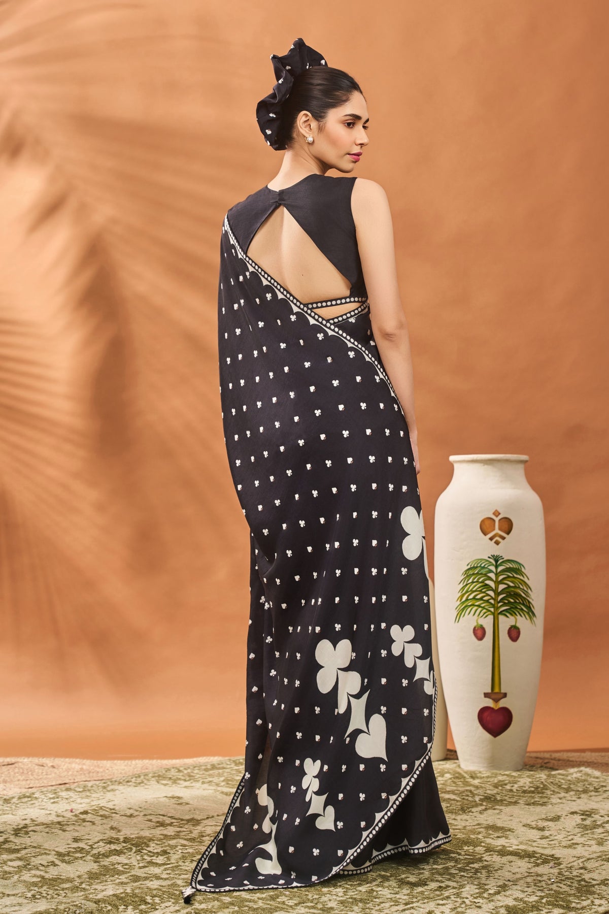 Black All Fours Saree