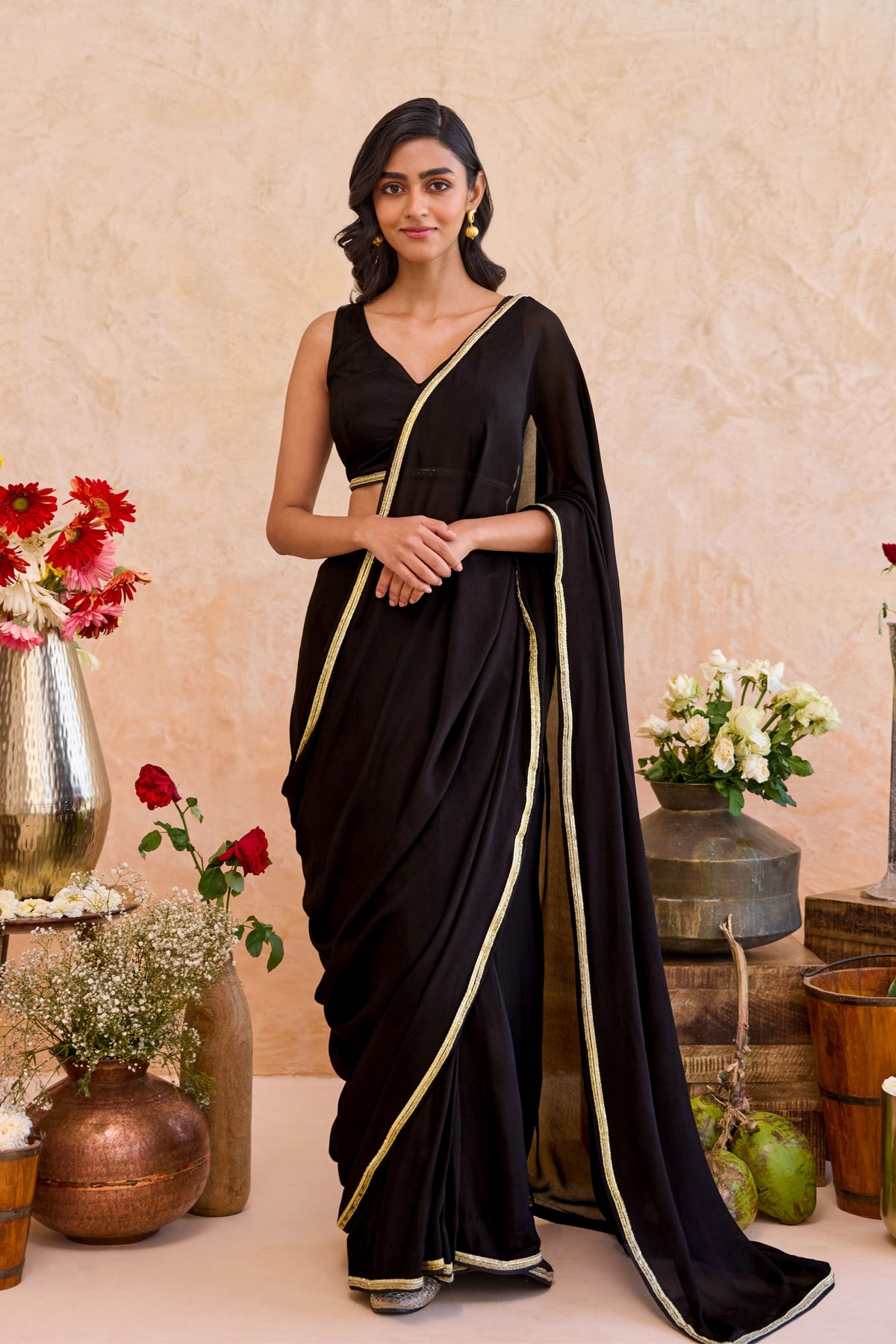 Siyahi Saree Set
