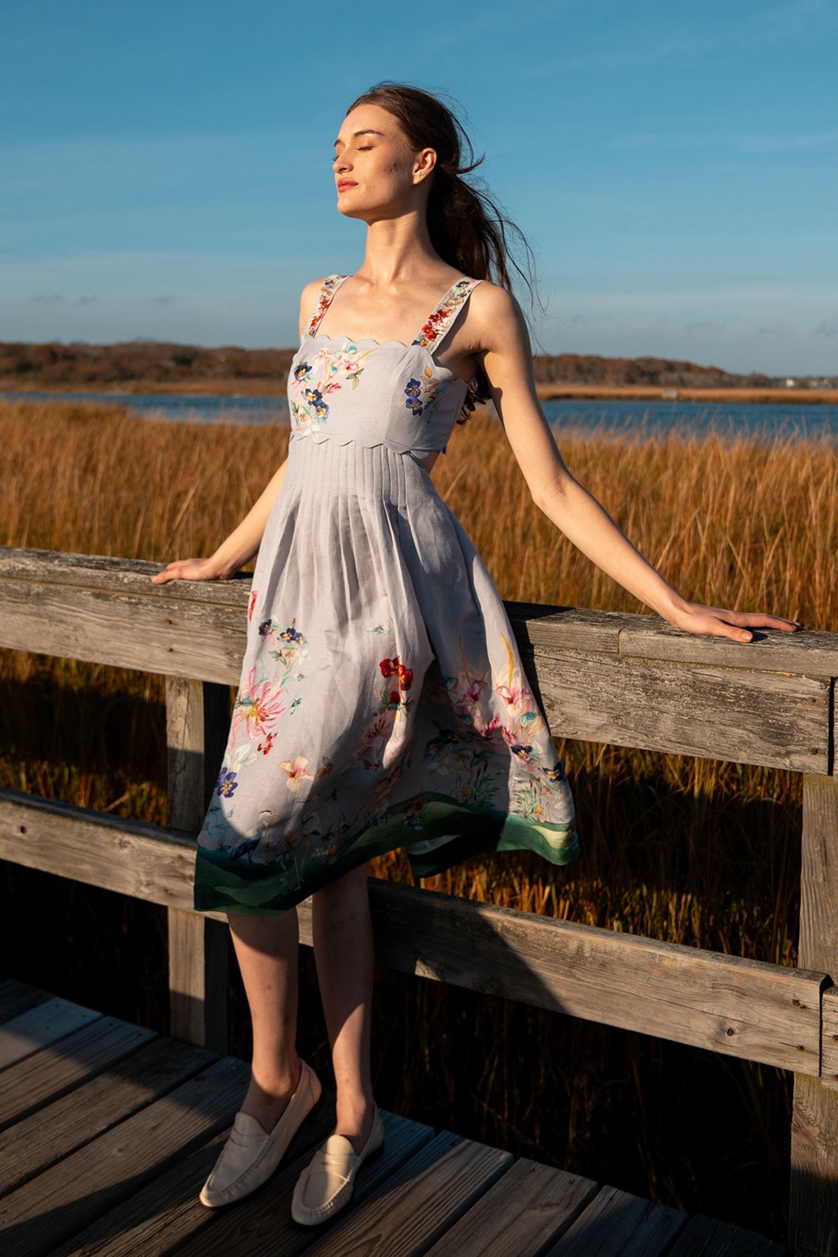Anaya Scalop Dress