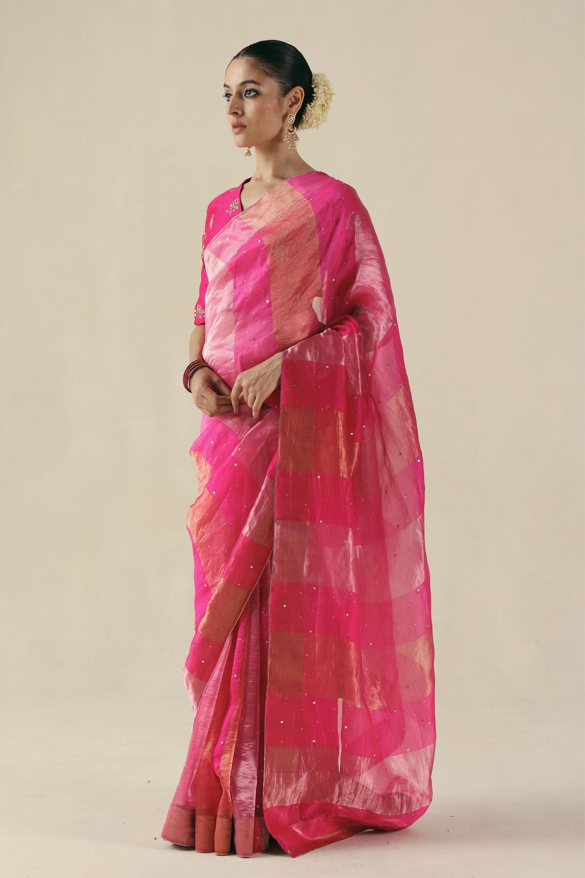 Fuchsia Amber Saree