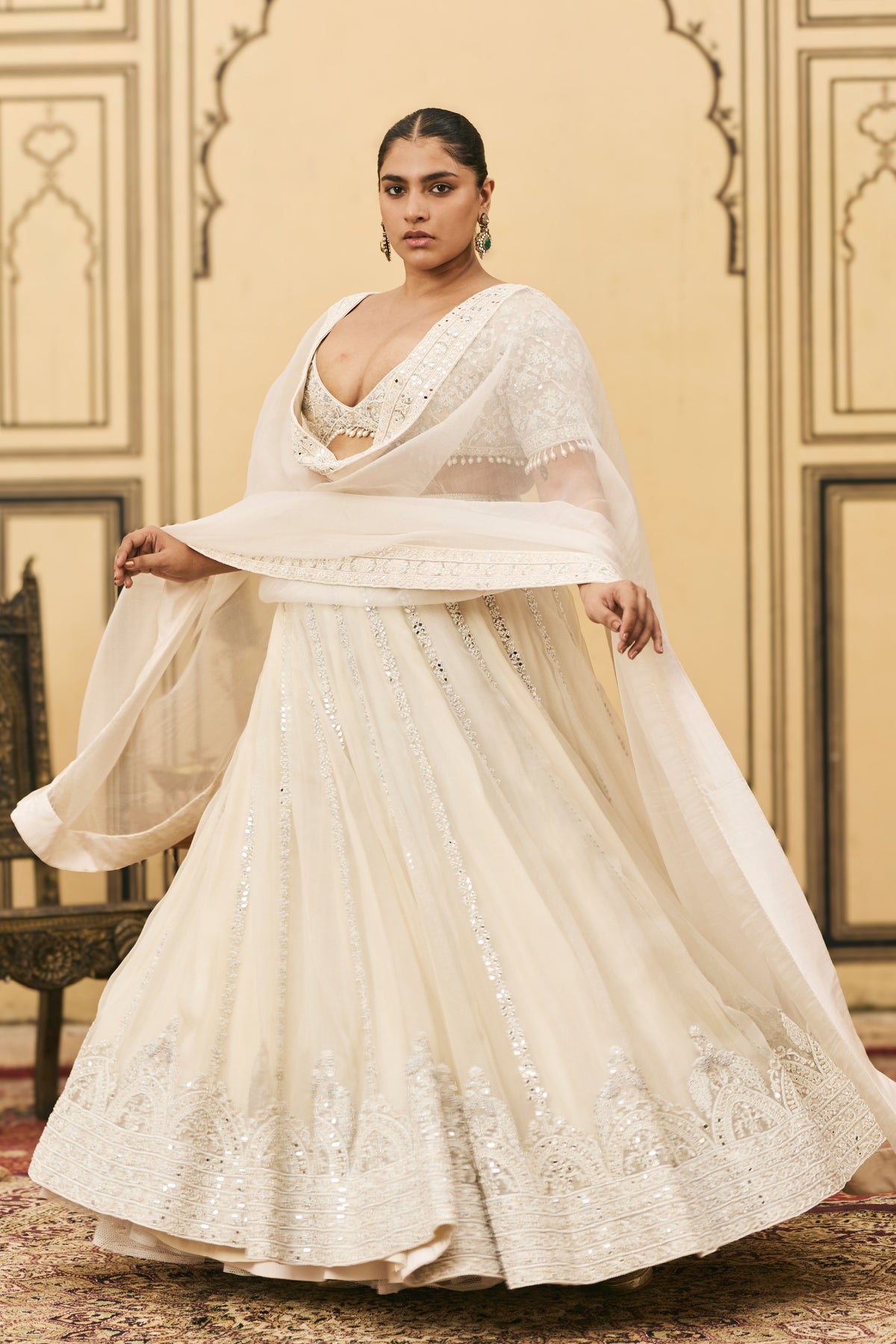 Haathidant Lehenga Set