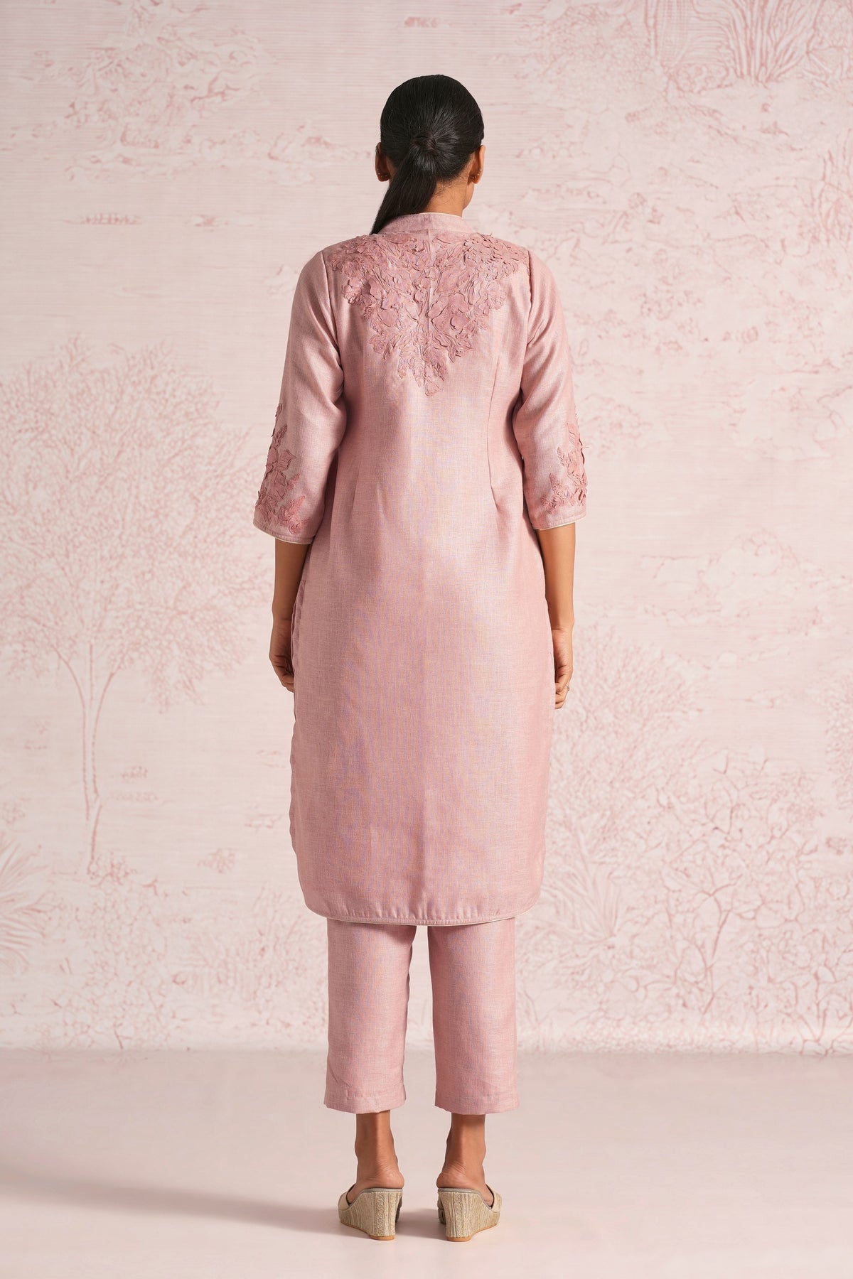 Floral Blush Kurta Set