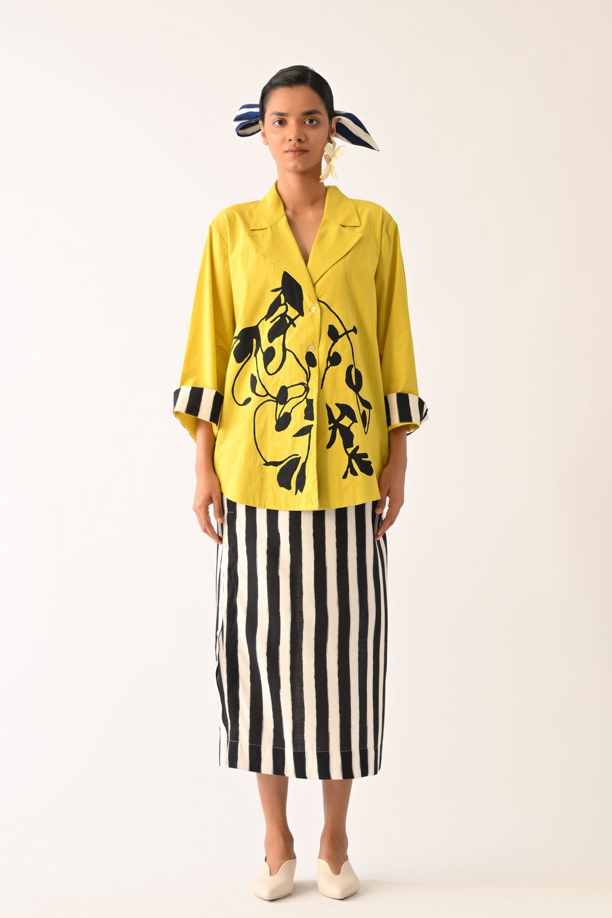 Mono Citrus Psyflora Skirt Set
