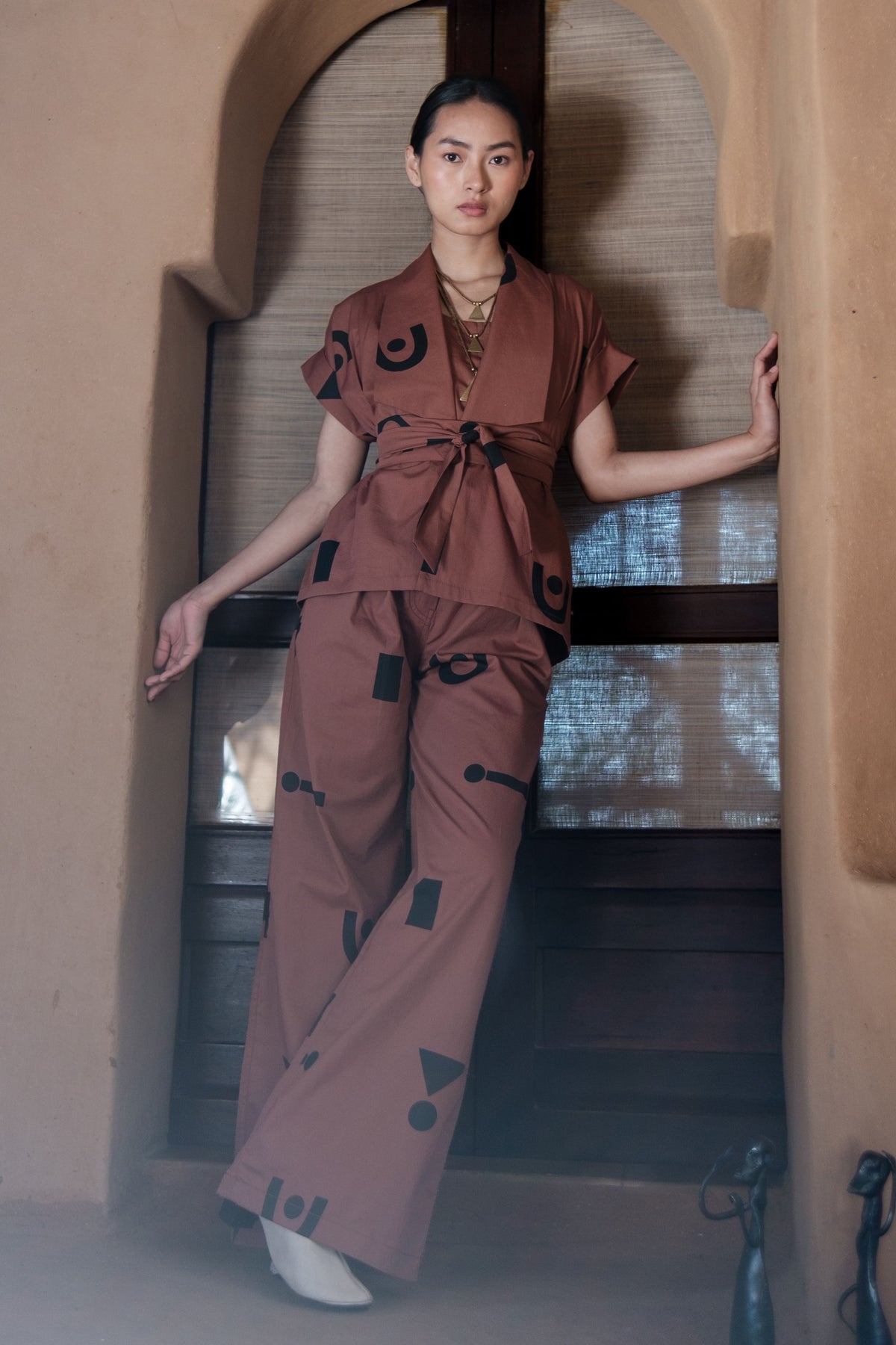 Copper Triangle Friday Flared Pants