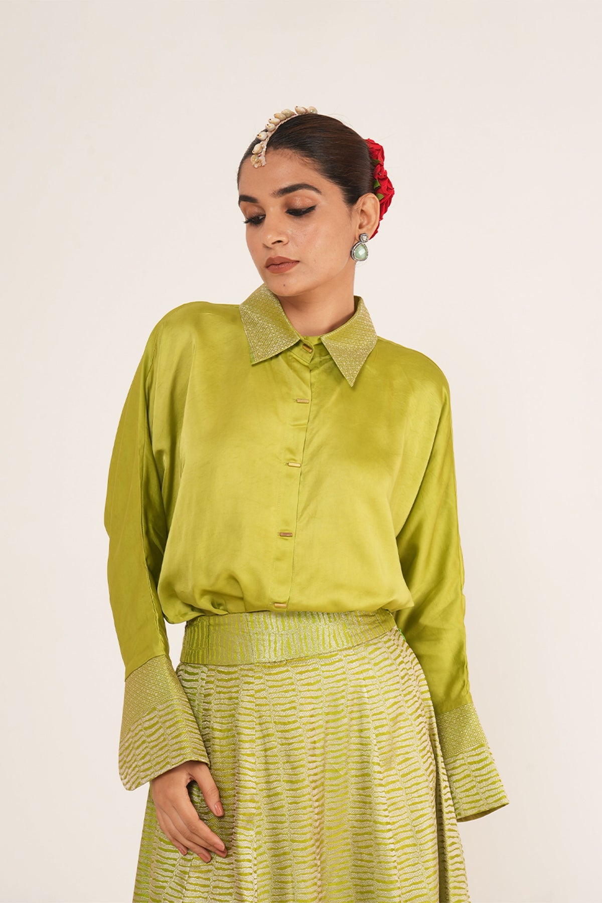 Gurleen Green Lehenga Set