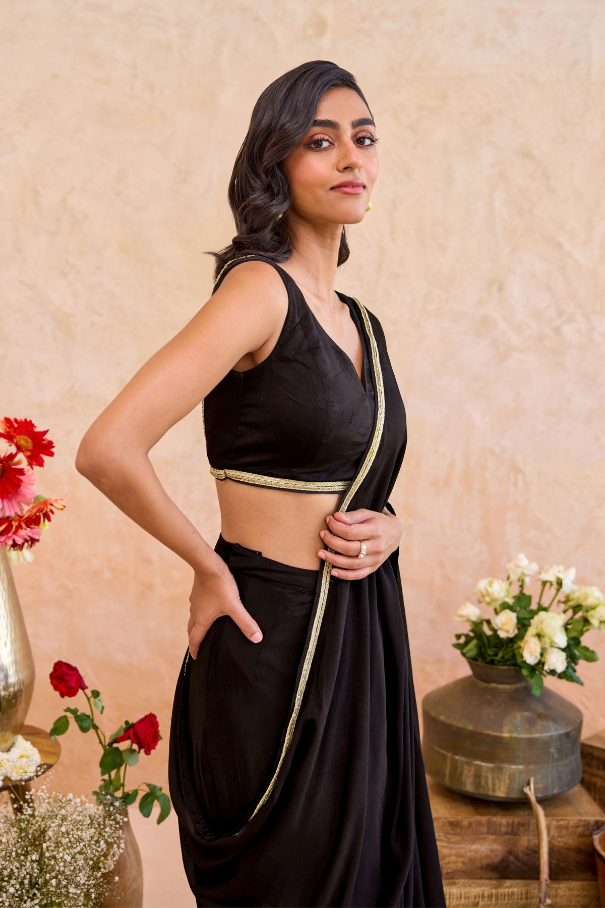 Siyahi Saree Set