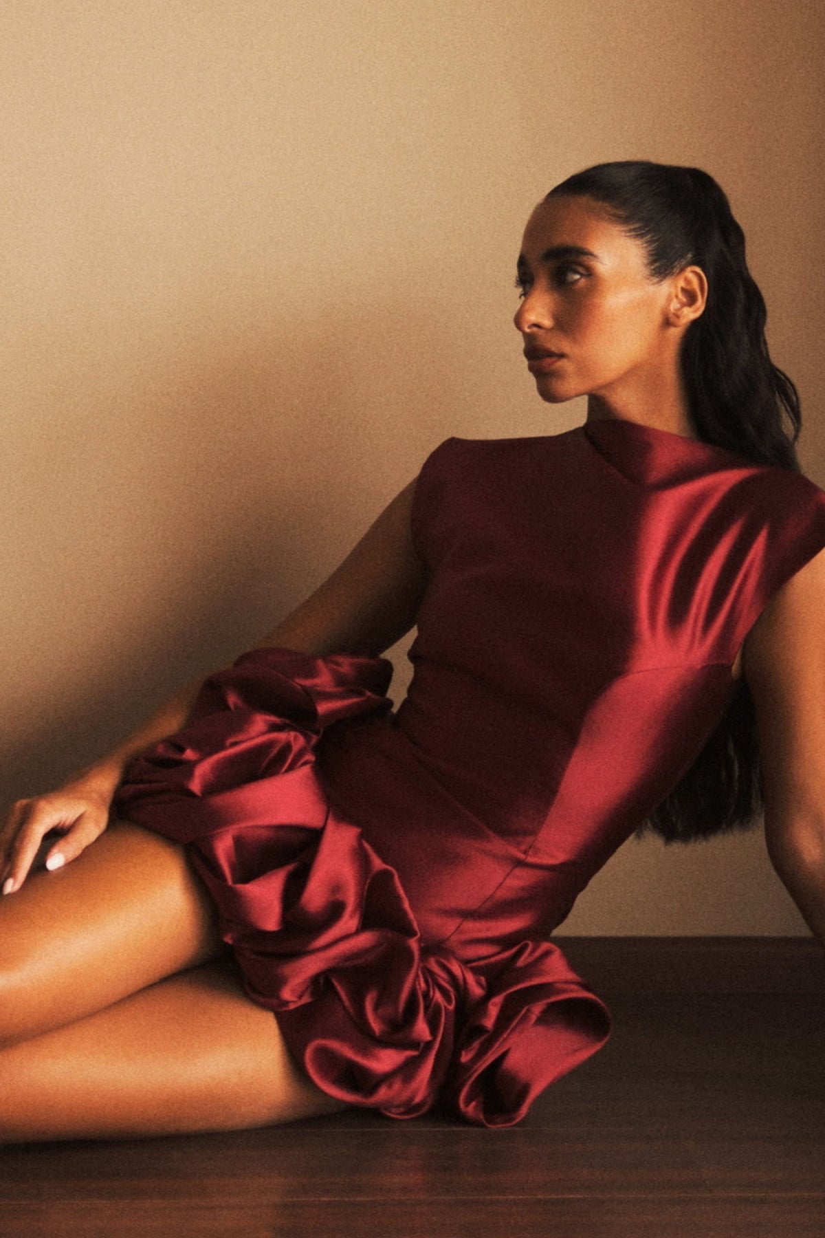 Scarlet Foam Dress