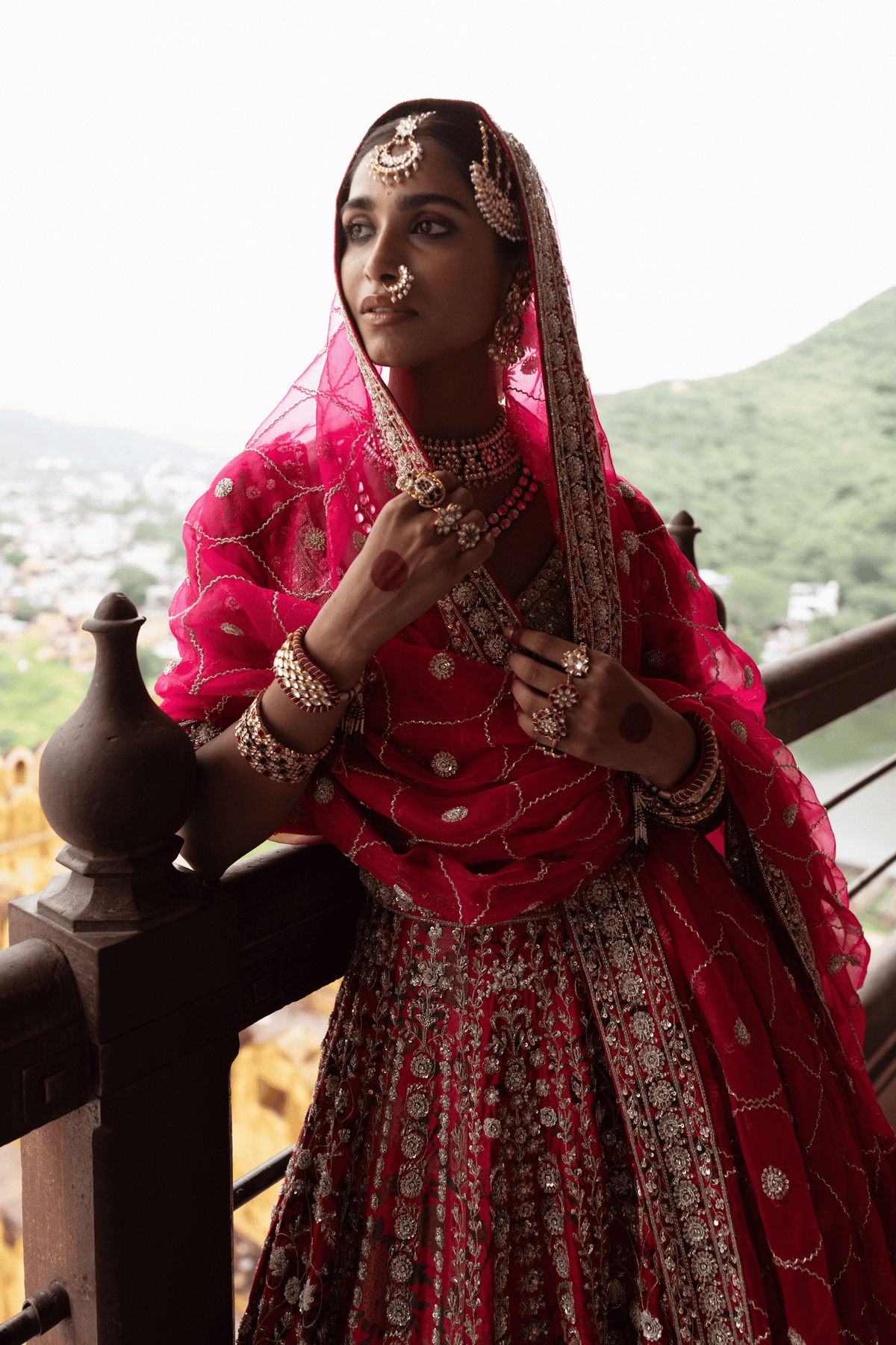 Empress Red Bridal Lehenga