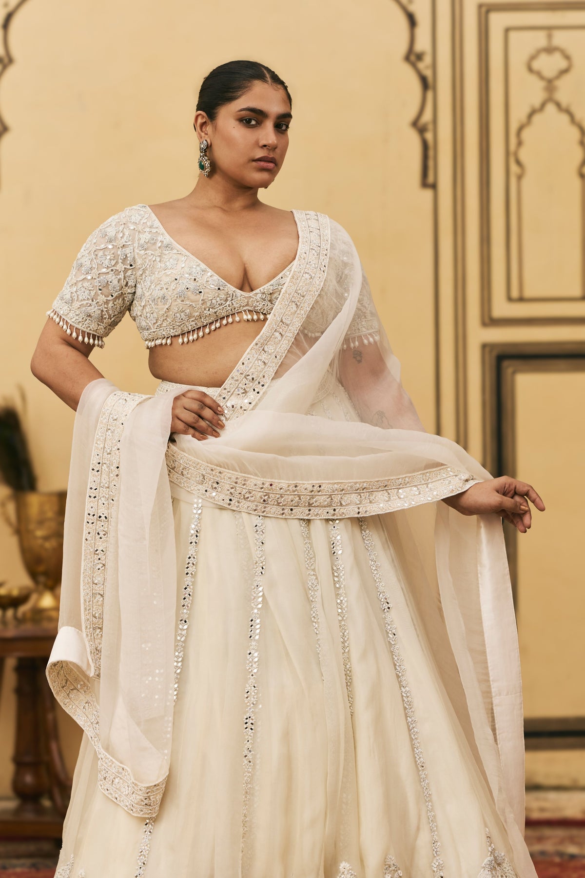 Haathidant Lehenga Set