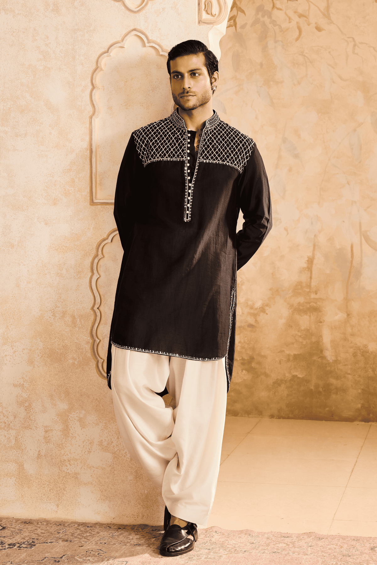 Black Kurta Set Set