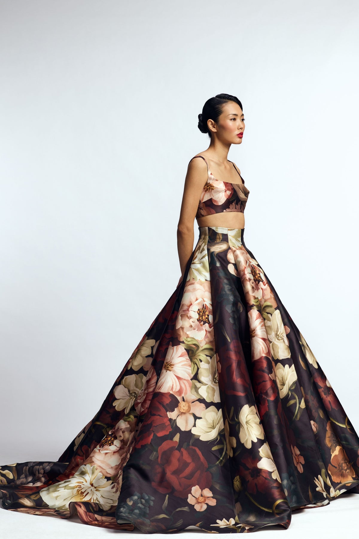 Crop Top With Voluminous Skirt