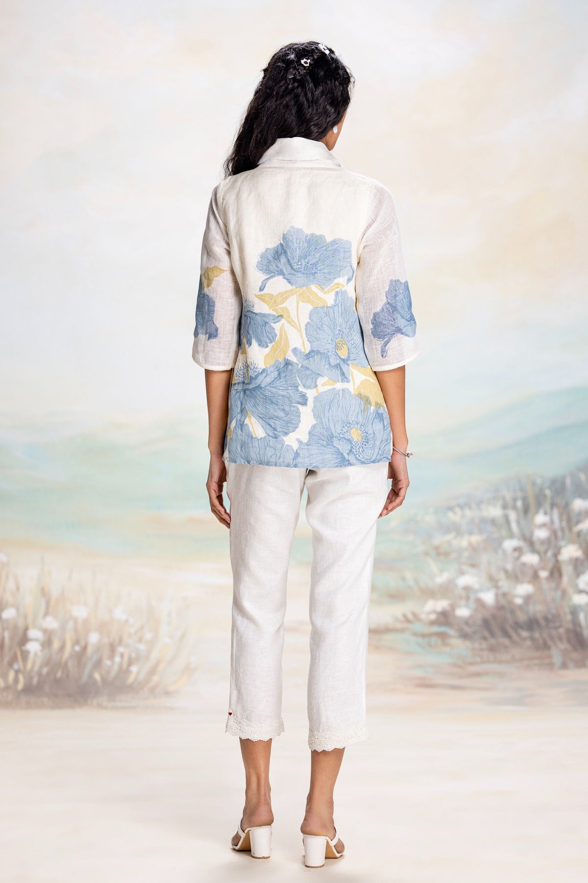 Bubble Flower Zoro Blue Co-ord Set