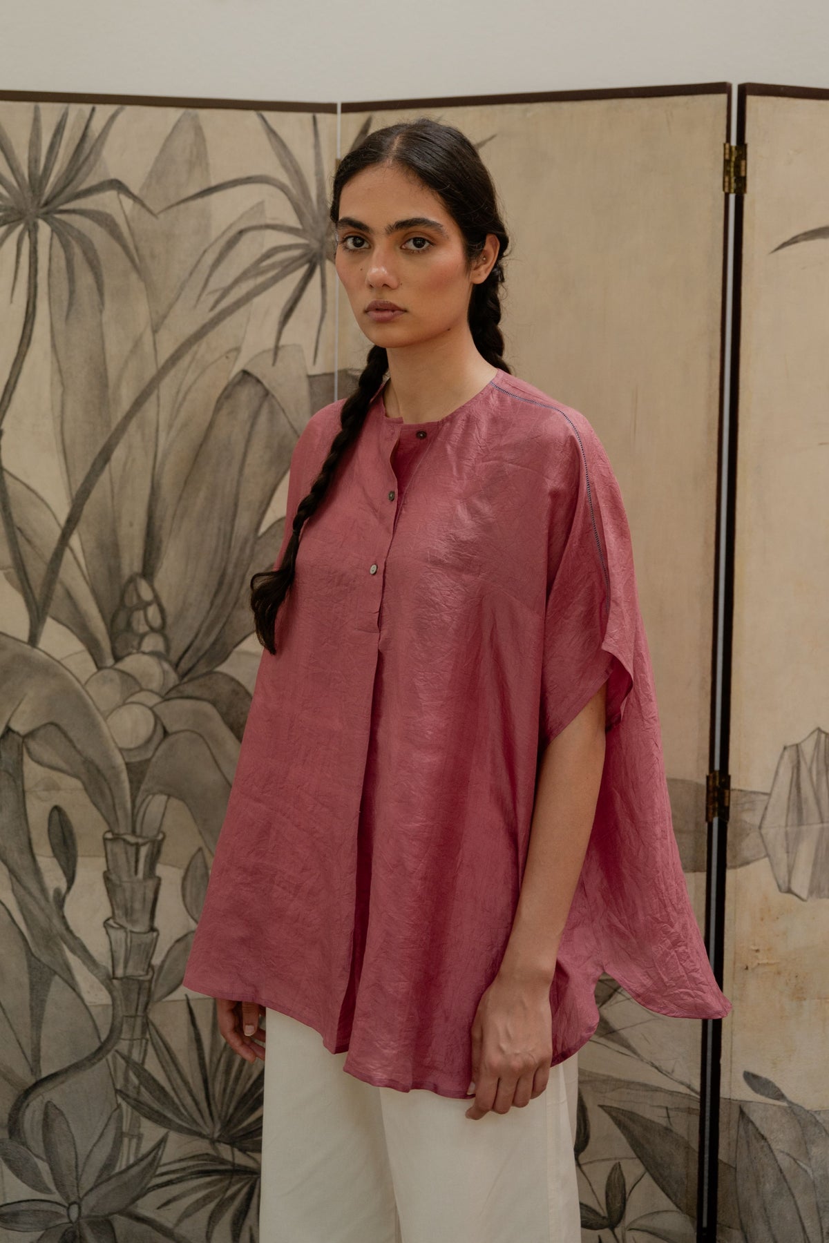 Old Rose Daisy Top