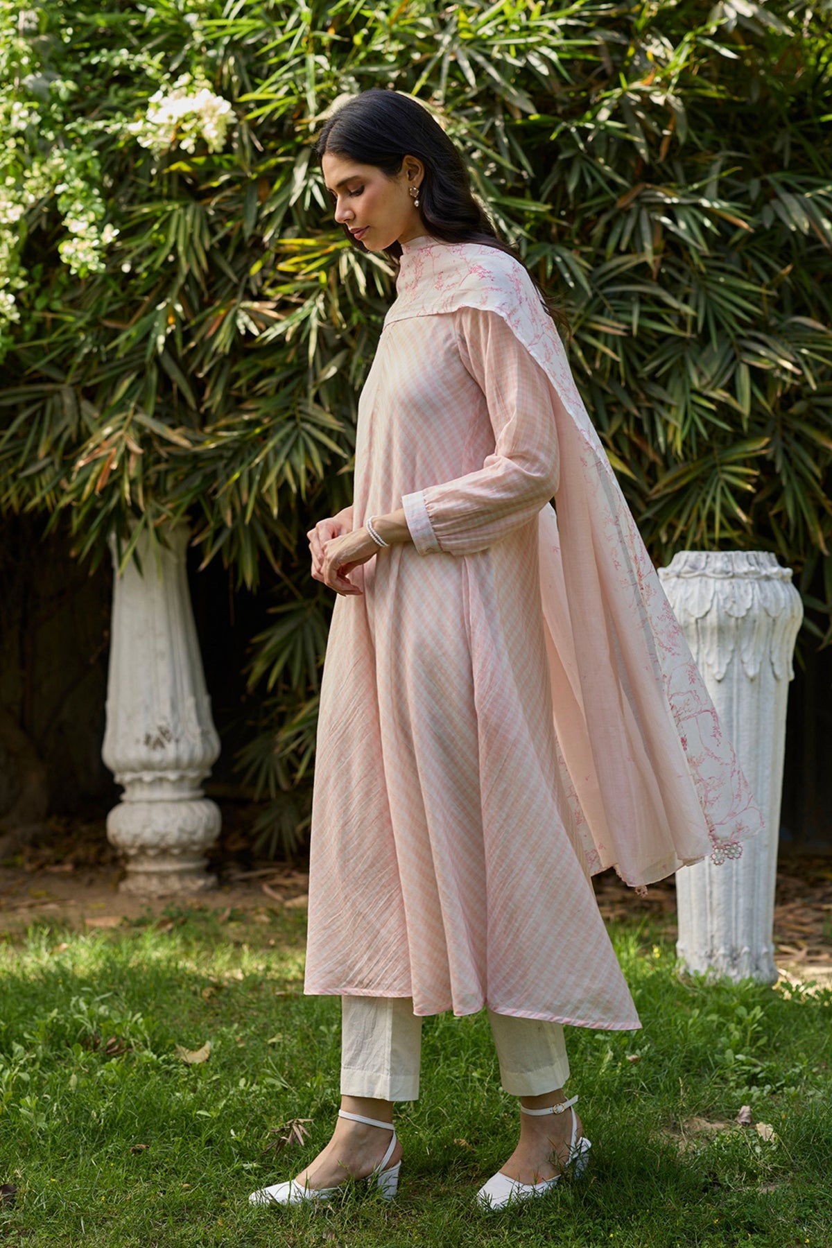 Joyful Paths Pink Kurta Set