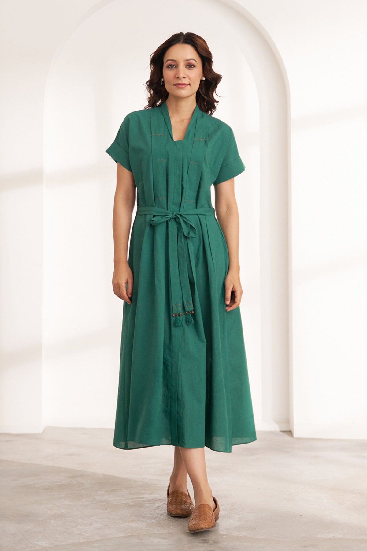 The Forest Green Dress