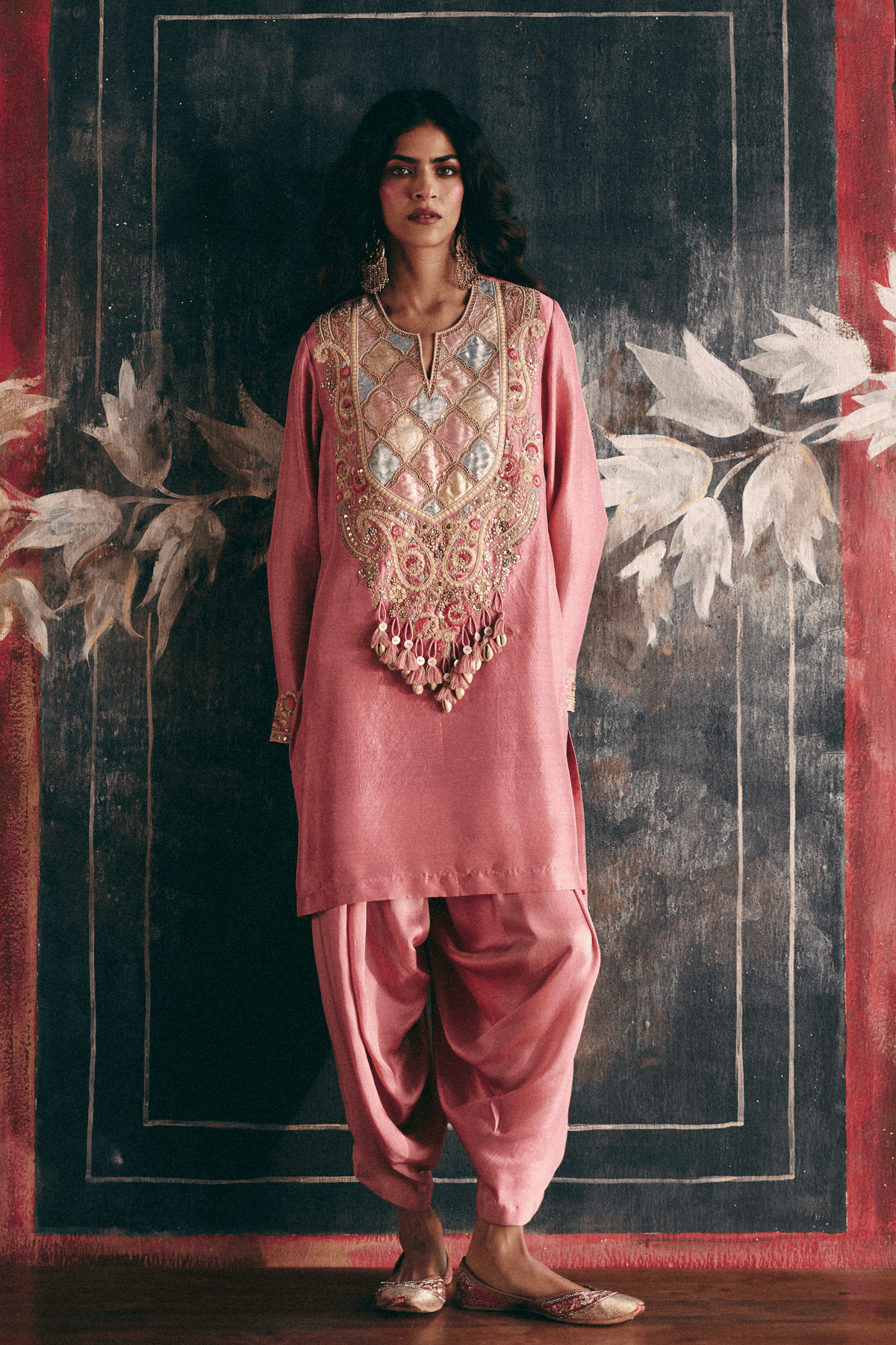 Lilac Short Kurti Set